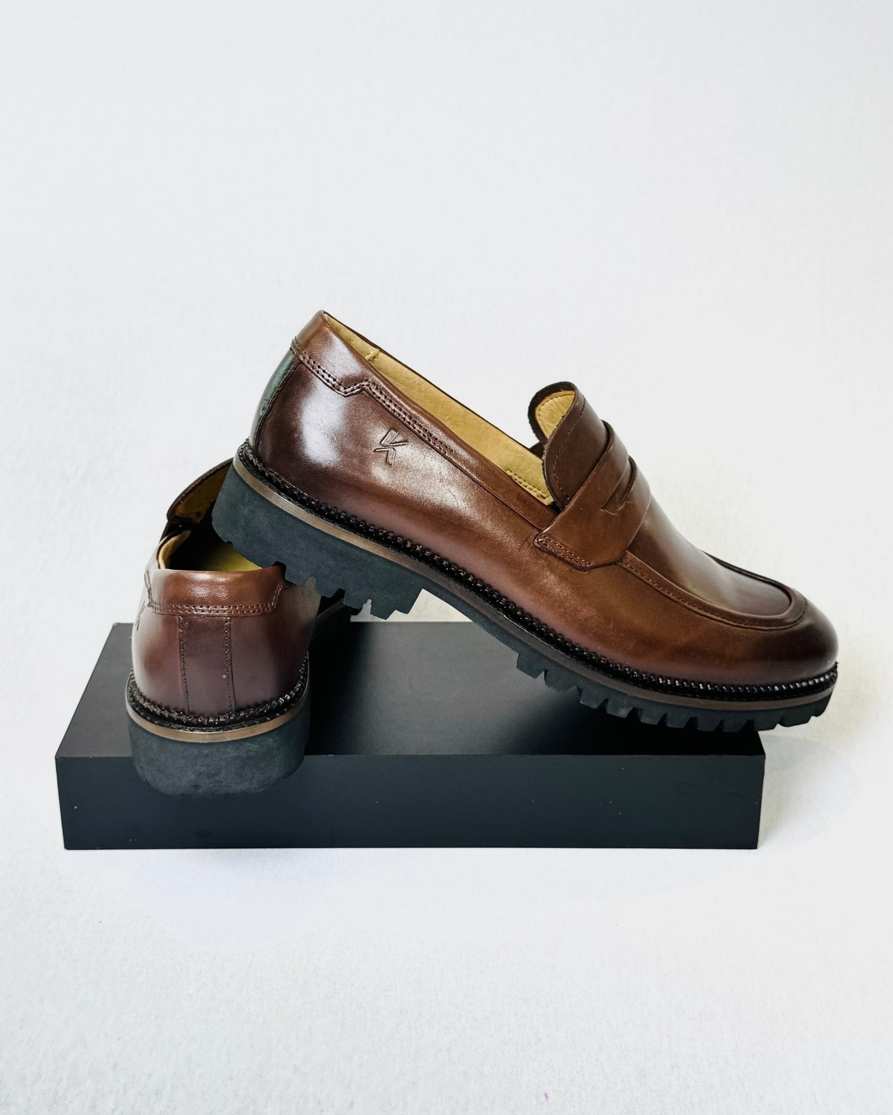 Loafer Tractor Marrom com Preto - Kennedy Store