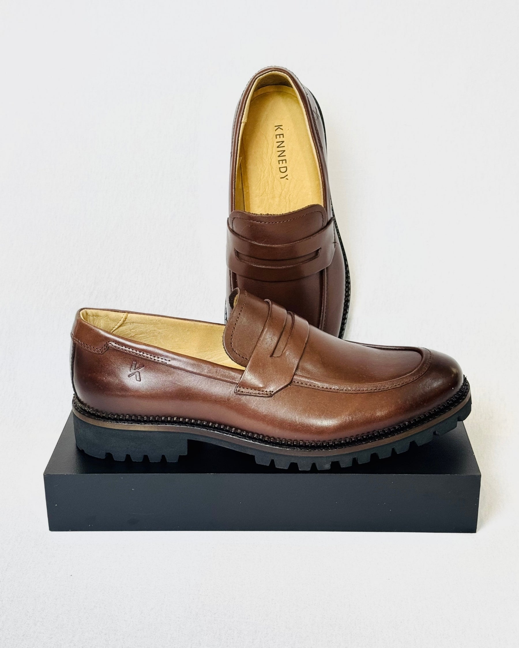 Loafer Tractor Marrom com Preto - Kennedy Store