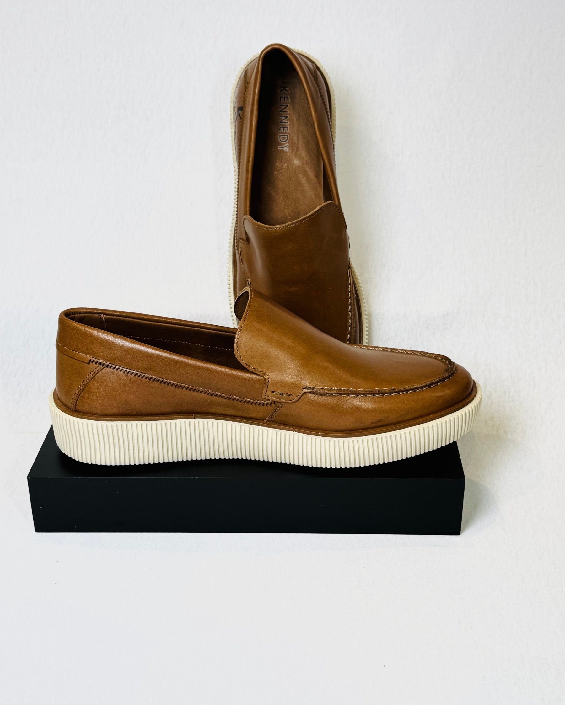 Mocassim Couro Nobre Marrom Alta resistência - Kennedy Store