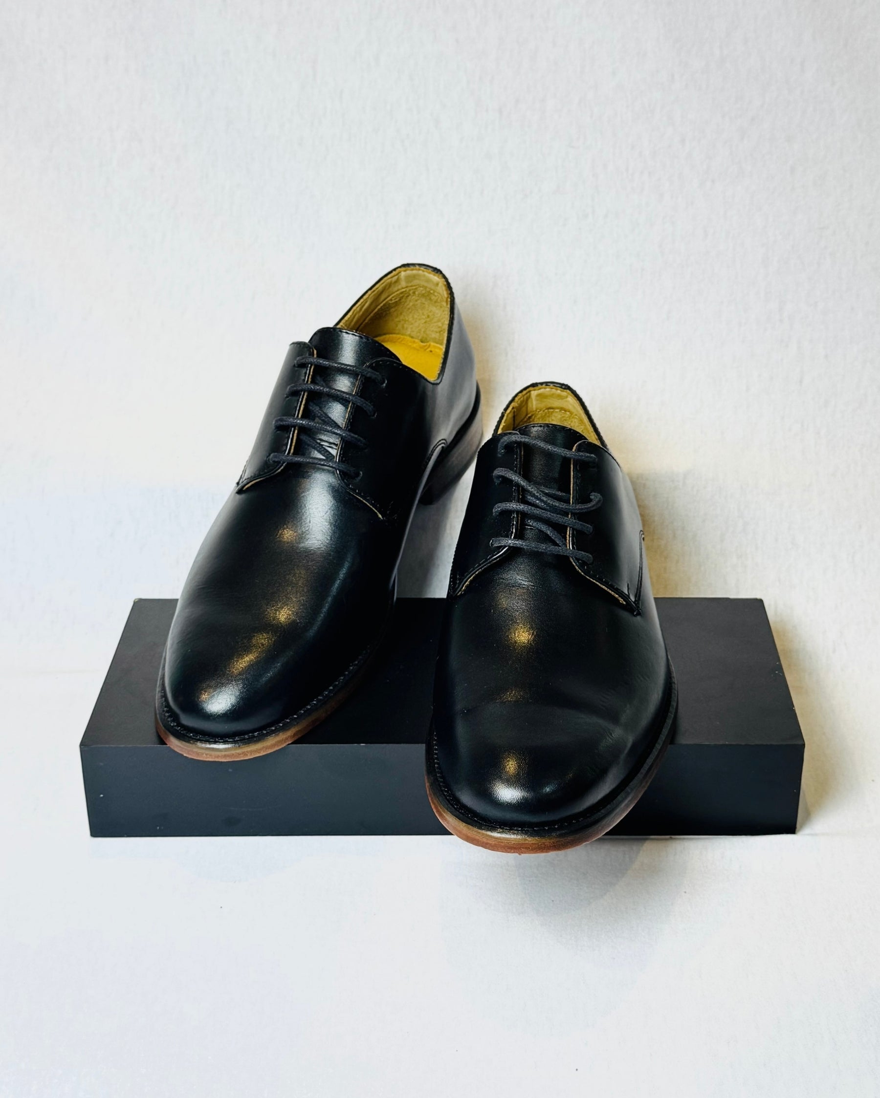 Sapato Social Derby Preto e Marrom - Kennedy Store