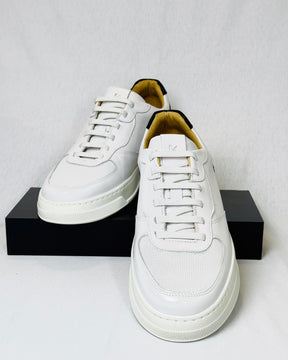 Sneaker Triunfa Branco Couro Nobre Alta resistência - Kennedy Store
