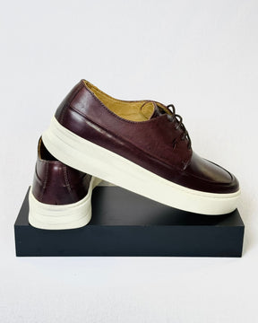 Sneaker Derby Social Vinho com Branco - Kennedy Store