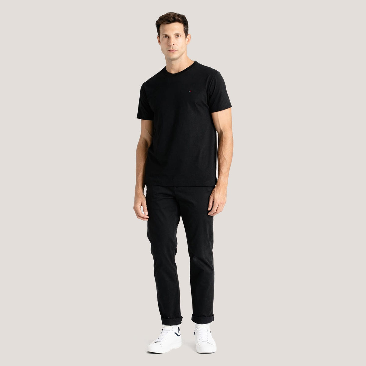Camiseta Clássica Gola C - Tommy Hilfiger