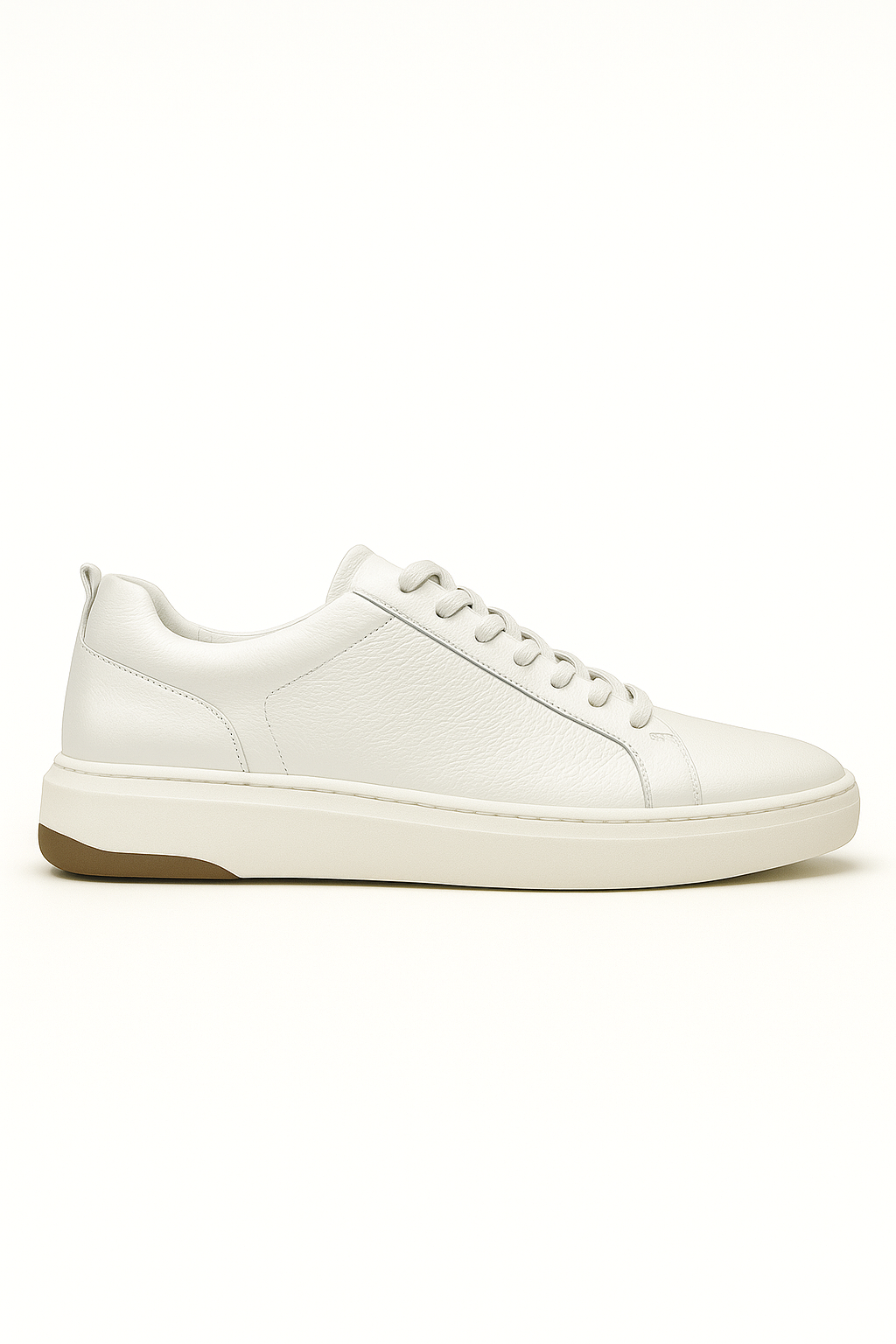 Sneaker Lapela All White Couro Nobre Alta resistência - Kennedy Store