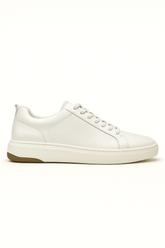 Sneaker Lapela All White Couro Nobre Alta resistência - Kennedy Store